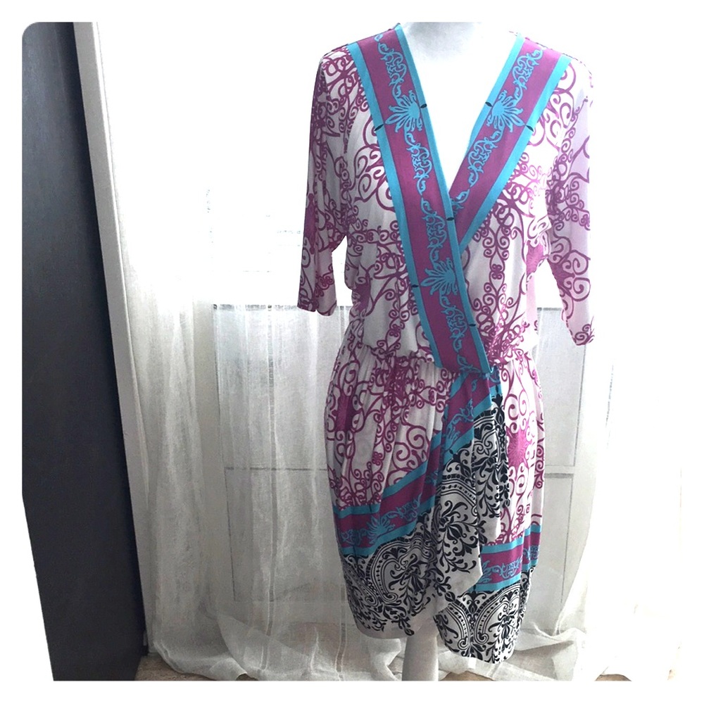 Analili designer wrap dress